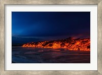 Glowing Lava, Iceland Fine Art Print