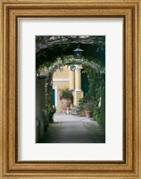 Lanterns in a Garden, Capri, Naples, Italy Fine Art Print