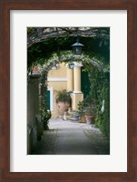 Lanterns in a Garden, Capri, Naples, Italy Fine Art Print