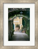 Lanterns in a Garden, Capri, Naples, Italy Fine Art Print