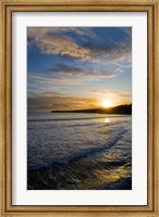 Beach & Great Newtown Head, Tramore, County Waterford, Ireland Fine Art Print