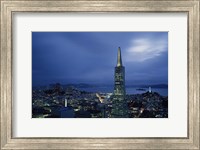 Transamerica Pyramid, Coit Tower, San Francisco, California Fine Art Print