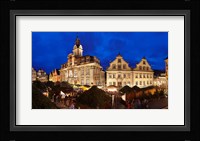 Christmas Fair, Schwabisch Hall, Hohenlohe, Baden-Wurttemberg, Germany Fine Art Print