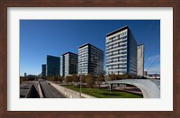 Skyscrapers, Illa de la Llum, Barcelona, Catalonia, Spain Fine Art Print