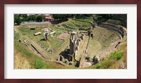 Ruins of Roman Theater, Volterra, Tuscany, Italy Fine Art Print