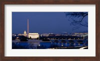 Washington Monument, Lincoln Memorial, Capitol Building, Washington DC Fine Art Print