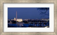 Washington Monument, Lincoln Memorial, Capitol Building, Washington DC Fine Art Print