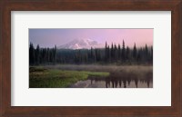 Mist over Mount Rainier National Park, Washington Fine Art Print