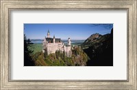 Aerial view of a Castle, Germany, Bavaria Fine Art Print
