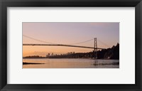 Vancouver, Lions Gate Bridge Fine Art Print