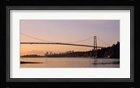 Vancouver, Lions Gate Bridge Fine Art Print