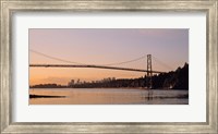 Vancouver, Lions Gate Bridge Fine Art Print