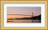 Vancouver, Lions Gate Bridge Fine Art Print