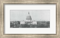 US Capitol, Washington DC, 1916 Fine Art Print
