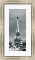 Eiffel Tower and Christmas Market, Paris, France Fine Art Print