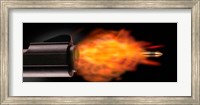 Gun Firing a Bullet Fine Art Print