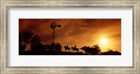 Horse Ride at Sunset, Hunt, Kerr County, Texas Fine Art Print