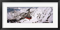 Ride over Snowbird Ski Resort, Utah Fine Art Print