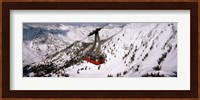 Ride over Snowbird Ski Resort, Utah Fine Art Print