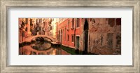Building Reflections In Water, Venice, Italy Fine Art Print