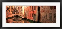 Building Reflections In Water, Venice, Italy Fine Art Print