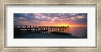Crystal Beach Pier, Florida Fine Art Print