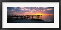 Crystal Beach Pier, Florida Fine Art Print