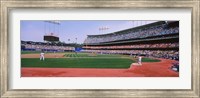 Dodgers vs. Yankees, Dodger Stadium, California Fine Art Print