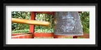 Bell in a Buddhist temple, Byodo-In Temple, Oahu, Hawaii Fine Art Print
