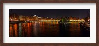 River Seine from Pont des Arts, Paris, Ile-De-France, France Fine Art Print