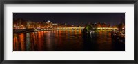 River Seine from Pont des Arts, Paris, Ile-De-France, France Fine Art Print