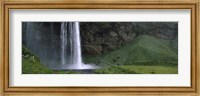 Waterfall in a Forest, Iceland Fine Art Print