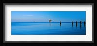 Oil Rig in the Gulf Shores, Baldwin County, Alabama Fine Art Print