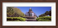 Pineapple fountain in a park, Waterfront Park, Charleston, South Carolina, USA Fine Art Print