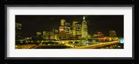 Gardiner Expressway at Nighttime, Toronto, Canada Fine Art Print