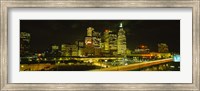 Gardiner Expressway at Nighttime, Toronto, Canada Fine Art Print