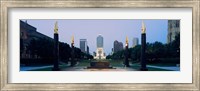 War Memorial in Cenotaph Square, Marion County, Indiana Fine Art Print