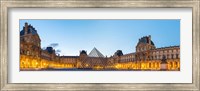 Louvre Museum at Sunrise, Paris, Ile-de-France, France Fine Art Print