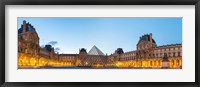 Louvre Museum at Sunrise, Paris, Ile-de-France, France Fine Art Print