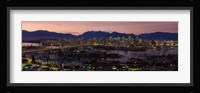 Vancouver at Dusk, British Columbia, Canada Fine Art Print