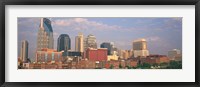 Skyline of Nashville, TN Framed Print