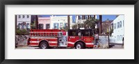 Fire Truck, Charleston, South Carolina Fine Art Print