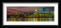 Cincinnati Buildings at Night, Ohio Fine Art Print