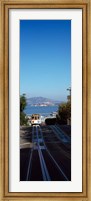 Cable Car near Alcatraz Island, San Francisco Bay Fine Art Print