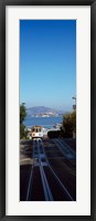Cable Car near Alcatraz Island, San Francisco Bay Fine Art Print