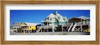 Beach Front Houses, Gulf Shores, Baldwin County, Alabama Fine Art Print
