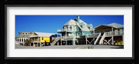Beach Front Houses, Gulf Shores, Baldwin County, Alabama Fine Art Print