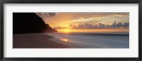 Kalalau Beach Sunset, Hawaii Fine Art Print