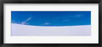 Blue SKy over White Sands National Monument, New Mexico Fine Art Print