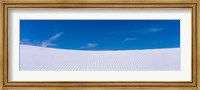 Blue SKy over White Sands National Monument, New Mexico Fine Art Print